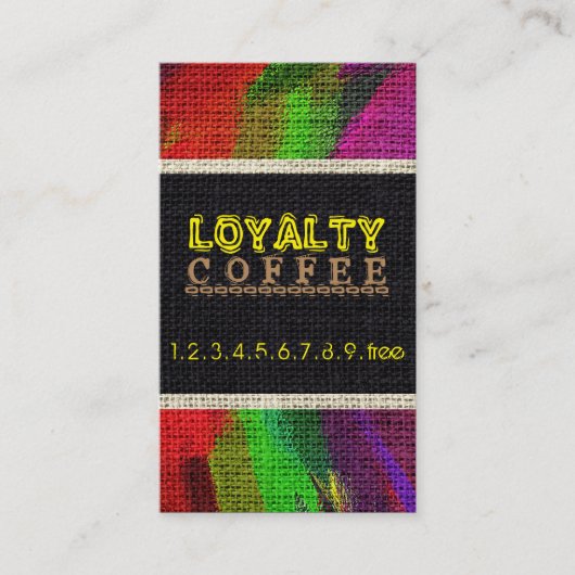 Loyalty Coffee Punch Burlap Kijk #11 (Voorkant)