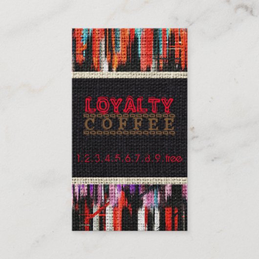 Loyalty Coffee Punch Burlap Kijk #18 (Voorkant)