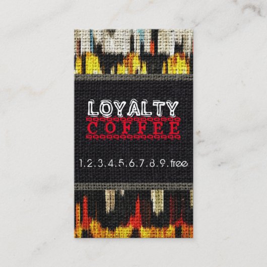 Loyalty Coffee Punch Burlap Kijk #19 (Voorkant)