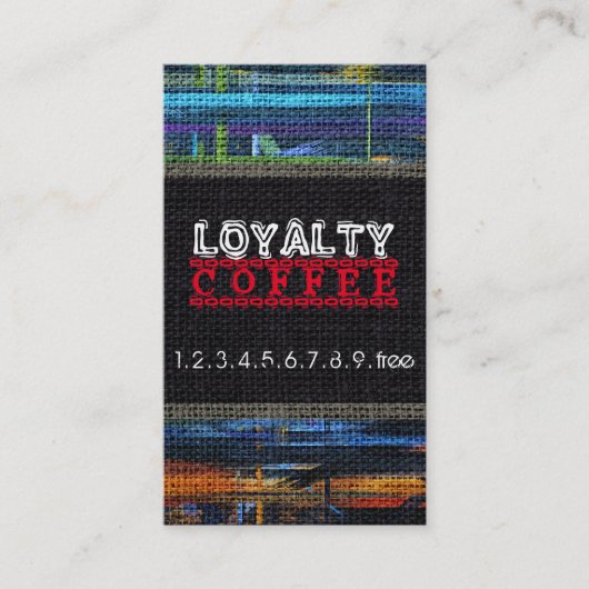 Loyalty Coffee Punch Burlap Kijk #20 (Voorkant)