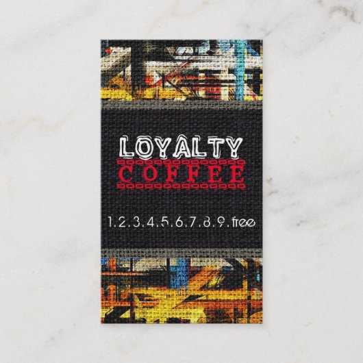 Loyalty Coffee Punch Burlap Kijk #20 (Voorkant)