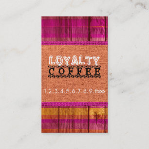 Loyalty Coffee Punch Burlap Kijk #24
