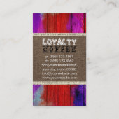 Loyalty Coffee Punch Burlap Kijk #25 (Achterkant)
