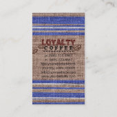 Loyalty Coffee Punch Burlap Kijk uit #4 (Achterkant)