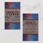 Loyalty Coffee Punch Burlap Kijk uit #6 (Voorkant / Achterkant)