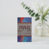 Loyalty Coffee Punch Burlap Kijk uit #6 (Staand voorkant)