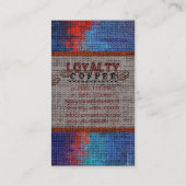 Loyalty Coffee Punch Burlap Kijk uit #6 (Achterkant)