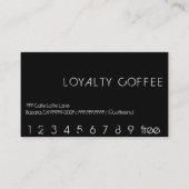 Loyalty Coffee Punch Card (Voorkant)