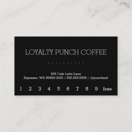 Loyalty Coffee Punch-Card Stymie