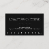 Loyalty Coffee Punch-Card Stymie (Voorkant)