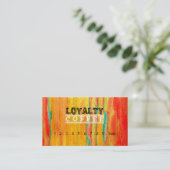 Loyalty Coffee Punch Colorful Modern Wood #5 (Staand voorkant)