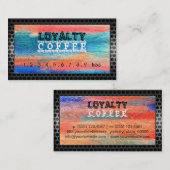 Loyalty Coffee Punch Colorful Wood #8 (Voorkant / Achterkant)