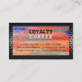 Loyalty Coffee Punch Colorful Wood #8 (Achterkant)