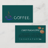 Loyalty Coffee Punch Deep Oerwoud Green Background (Voorkant / Achterkant)