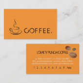 Loyalty Coffee Punch Deep Saffron Background (Voorkant / Achterkant)