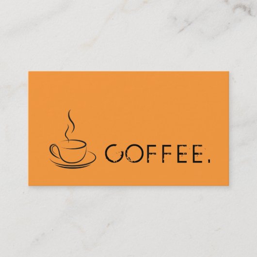Loyalty Coffee Punch Deep Saffron Background (Voorkant)