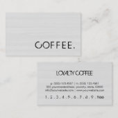 Loyalty Coffee Punch Hout Look #10 (Voorkant / Achterkant)