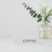 Loyalty Coffee Punch Hout Look #10 (Staand voorkant)