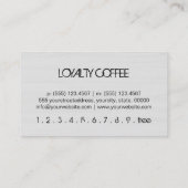 Loyalty Coffee Punch Hout Look #10 (Achterkant)