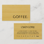 Loyalty Coffee Punch Hout Look #5 (Voorkant / Achterkant)