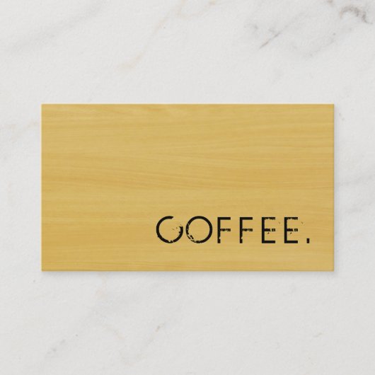Loyalty Coffee Punch Hout Look #5 (Voorkant)