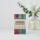 Loyalty Coffee Punch Jute Hout Look #3 (Staand voorkant)