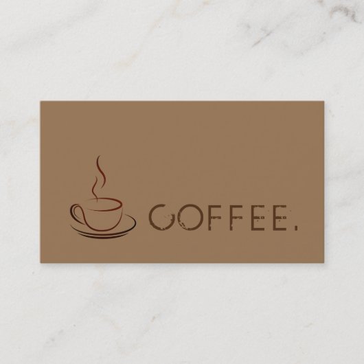 Loyalty Coffee Punch Modern Dirt Background (Voorkant)