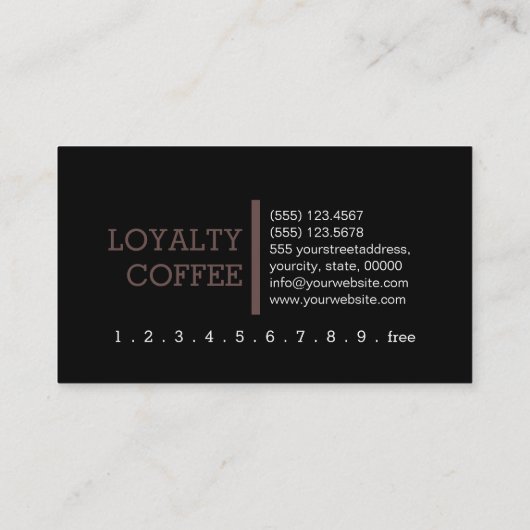 Loyalty Coffee Punch Modern Liver (Achterkant)