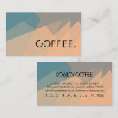 Loyalty Coffee Punch Modern Mosaic Pattern #11 (Voorkant / Achterkant)