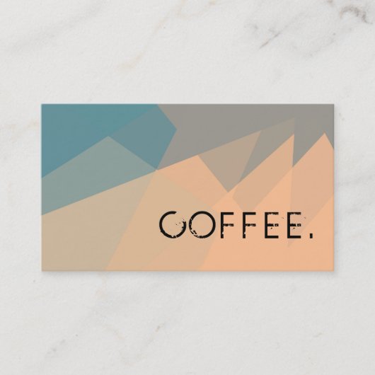 Loyalty Coffee Punch Modern Mosaic Pattern #11 (Voorkant)