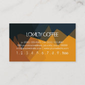 Loyalty Coffee Punch Modern Mosaic Pattern #19 (Achterkant)