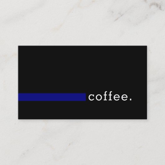 Loyalty Coffee Punch Modern Navy (Voorkant)