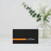 Loyalty Coffee Punch Modern Oranje (Staand voorkant)