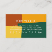 Loyalty Coffee Punch Modern Retro Color #10 (Achterkant)