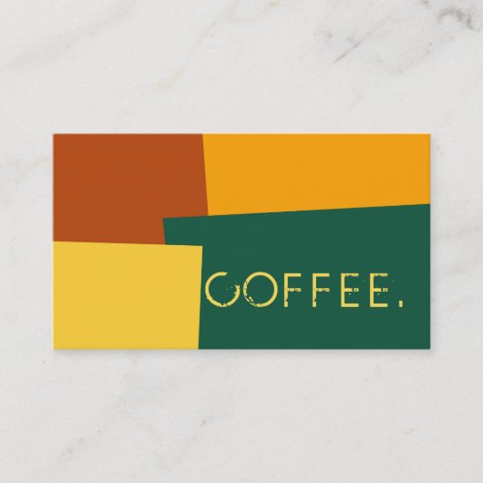 Loyalty Coffee Punch Modern Retro Color #10 (Voorkant)