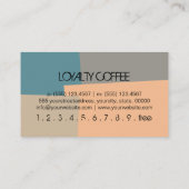 Loyalty Coffee Punch Modern Retro Color #11 (Achterkant)