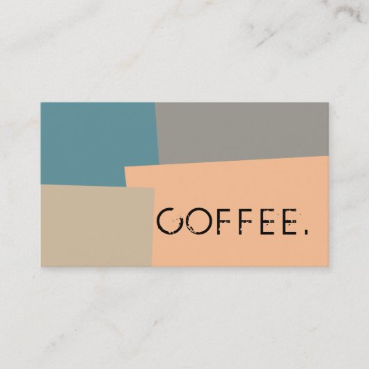Loyalty Coffee Punch Modern Retro Color #11 (Voorkant)