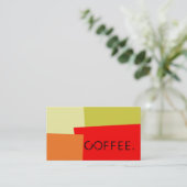 Loyalty Coffee Punch Modern Retro Color #13 (Staand voorkant)