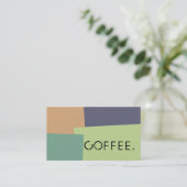 Loyalty Coffee Punch Modern Retro Color #14 (Staand voorkant)