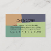 Loyalty Coffee Punch Modern Retro Color #14 (Achterkant)