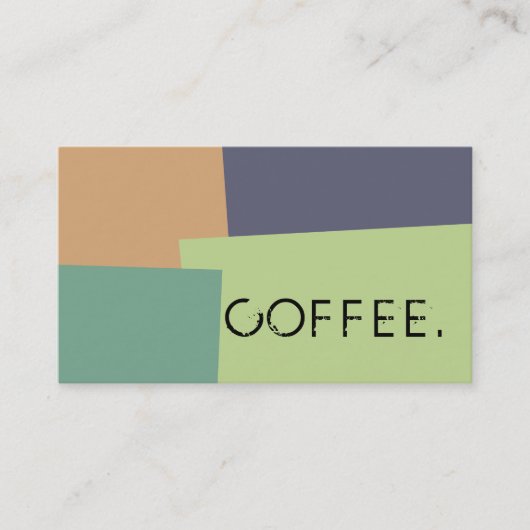 Loyalty Coffee Punch Modern Retro Color #14 (Voorkant)