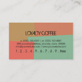 Loyalty Coffee Punch Modern Retro Color #18 (Achterkant)