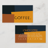 Loyalty Coffee Punch Modern Retro Color #19 (Voorkant / Achterkant)