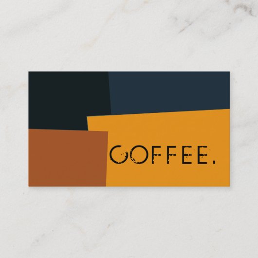 Loyalty Coffee Punch Modern Retro Color #19 (Voorkant)