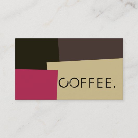 Loyalty Coffee Punch Modern Retro Color #2 (Voorkant)