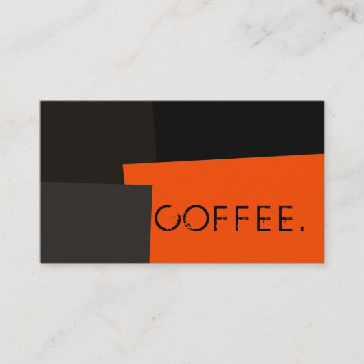 Loyalty Coffee Punch Modern Retro Color #3 (Voorkant)