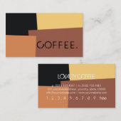 Loyalty Coffee Punch Modern Retro Color #6 (Voorkant / Achterkant)