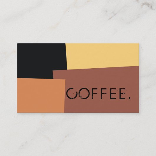Loyalty Coffee Punch Modern Retro Color #6 (Voorkant)