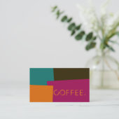 Loyalty Coffee Punch Modern Retro Color #8 (Staand voorkant)