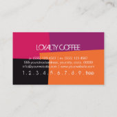 Loyalty Coffee Punch Modern Retro Color #9 (Achterkant)